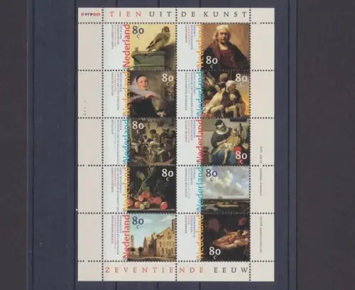 Niederlande, MiNr. 1720-1729 Kleinbogen., postfrisch - 610451