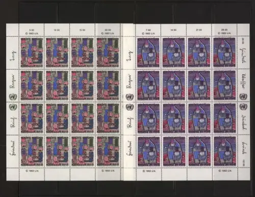 UNO Wien, MiNr. 36-37 KB, postfrisch - 609512