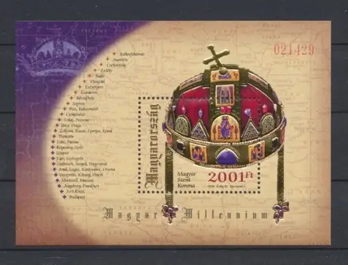 Ungarn, MiNr. Block 264, postfrisch - 694434