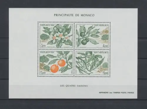 Monaco, MiNr. Block 52, postfrisch - 690032