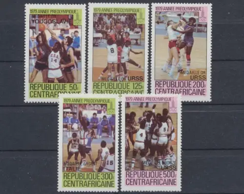 Zentralafrik. Republik, MiNr. 697-701, postfrisch - 65186