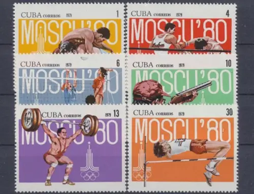 Kuba, MiNr. 2413-2418, postfrisch - 692767