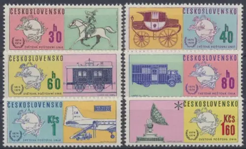 Tschechoslowakei, MiNr. 2222-2227, postfrisch - 66780