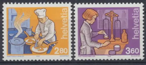 Schweiz, MiNr. 1463-1464, postfrisch - 694897