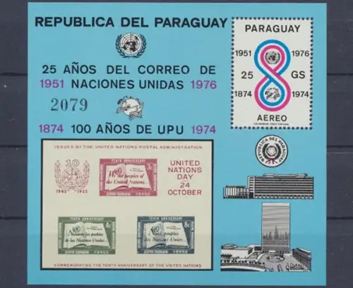 Paraguay, Michel Nr. Block 283, postfrisch - 66515