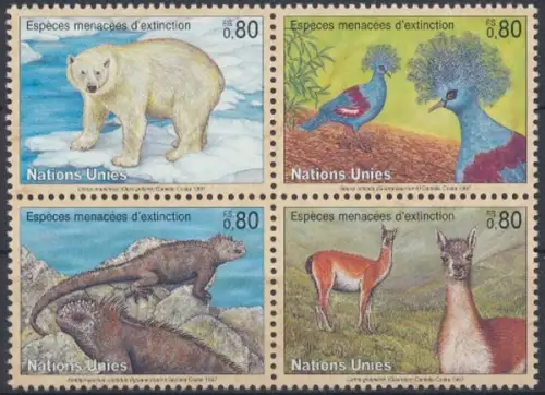 UNO Genf, MiNr. 305-308 Zd, postfrisch - 690570