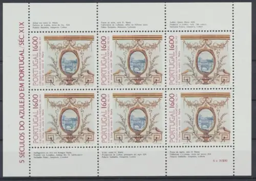 Portugal, MiNr. 1640 Kleinbogen, postfrisch - 67115