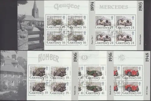 Guernsey, Michel Nr. 640-644 HB, gestempelt - 67238