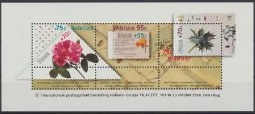 Niederlande, Blumen, MiNr. Block 31, postfrisch - 694454