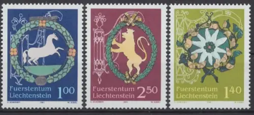 Liechtenstein, MiNr. 1377-1379, postfrisch - 68506