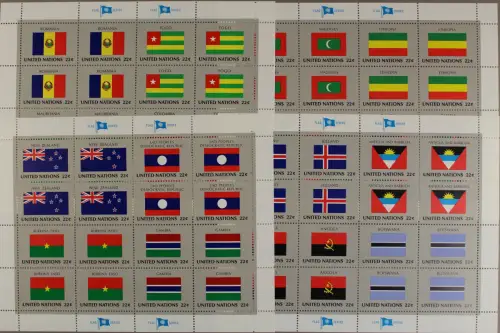 UNO New York, MiNr. 499-514 Kleinbogen, postfrisch - 610420