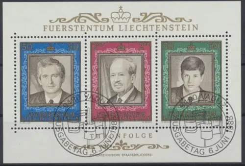Liechtenstein, MiNr. Block 13, gestempelt - 69473