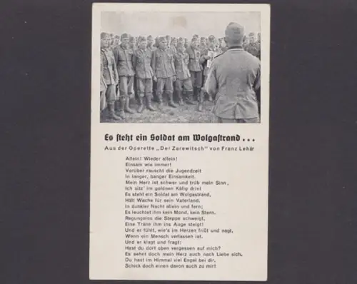 Soldaten singen das Lied es steht ein Soldat am Wolgastrand... - 403477