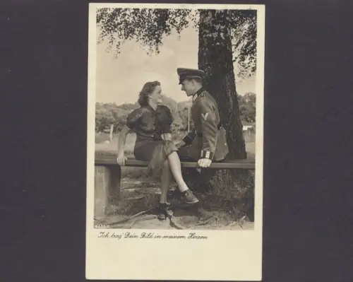 Liebespaar, ich trag' Dein Bild in meinem Herzen - 403480