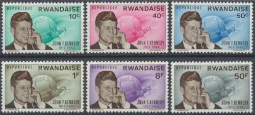 Ruanda, MiNr. 129-134 A, postfrisch - 69859