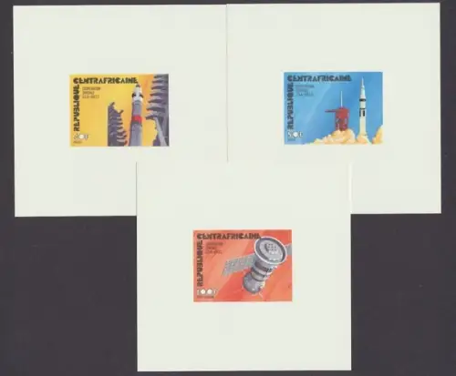 Zentralafrik. Republik, Michel 401-405 B Ministerblöcke, ungebraucht - 72240