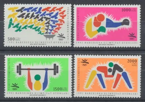 Türkei, Michel Nr. 2959-2962, postfrisch - 75846