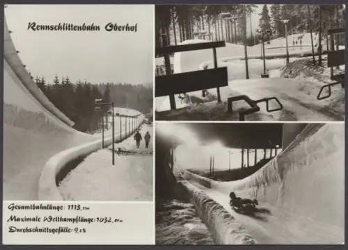 Oberhof, Rennschlittenbahn - 410539
