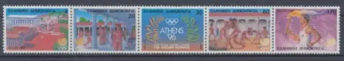 Griechenland, MiNr. 1687-1691 A Zd, postfrisch - 692744
