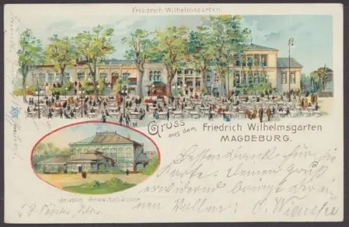 Magdeburg, Friedrich Wilhelsgarten, Gruson Gewächshäuser - 410743