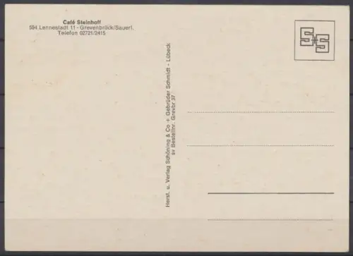Grevenbrück (Lennestadt), Cafe Steinhoff - 411319