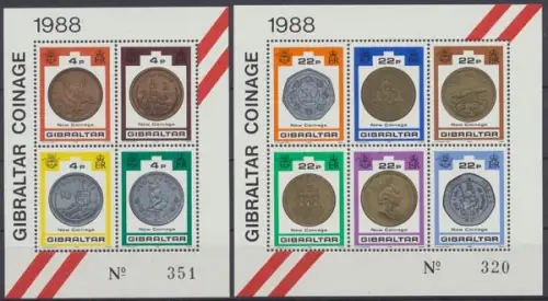 Gibraltar, MiNr. Block 13 + 14, postfrisch - 600995