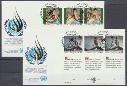 UNO - Genf, Michel Nr. 180-181, FDC - 601586