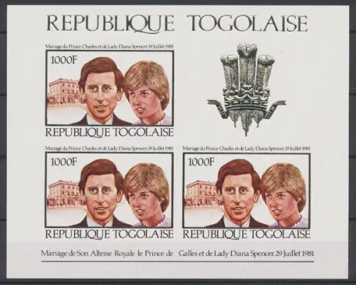 Togo, Michel Nr. 1534 B KB, postfrisch / MNH - 603049