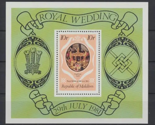 Malediven, MiNr. Block 74, postfrisch - 602224