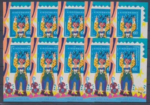 Deutschland (BRD), MiNr. Block 27, 10 Blöcke, postfrisch - 602877