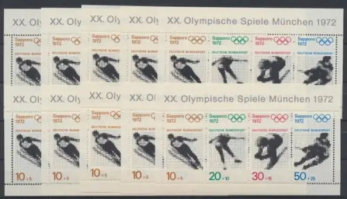 Deutschland (BRD), MiNr. Block 6, 10 Blöcke, postfrisch - 602835