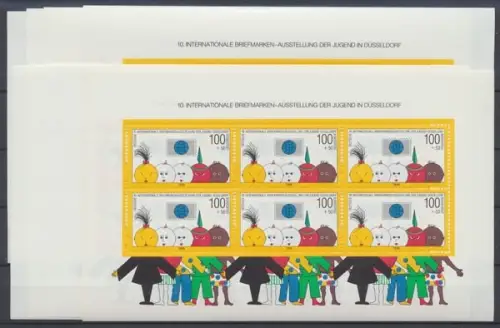 Deutschland (BRD), MiNr. Block 21, 10 Blöcke, postfrisch - 602865