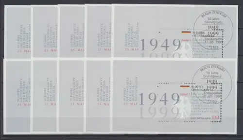 Deutschland (BRD), MiNr. Block 48 (10), ESST Berlin, gestempelt - 602919