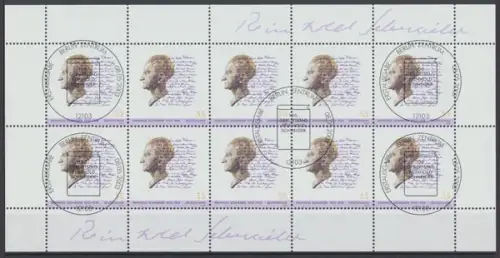 Deutschland (BRD), Michel Nr. 2339 KB, postfrisch/gestempelt gemischt - 603925