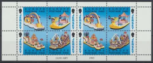 Jersey, Michel Nr. 603-606 H-Blatt, postfrisch / MNH - 603192