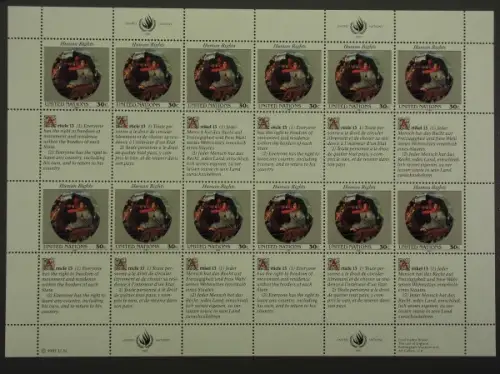 UNO New York, MiNr. 623-624 ZD Bogen, postfrisch - 690726M