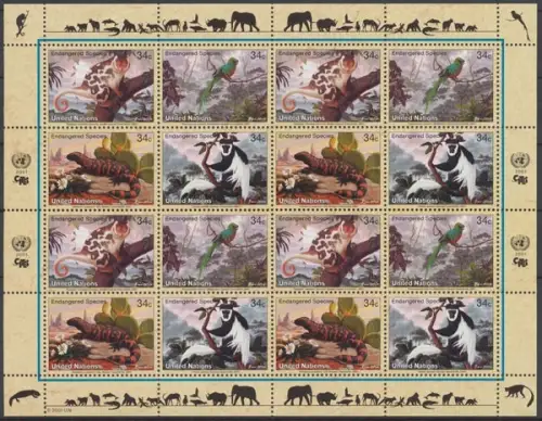 UNO New York, MiNr. 856-859 KB, postfrisch - 605058