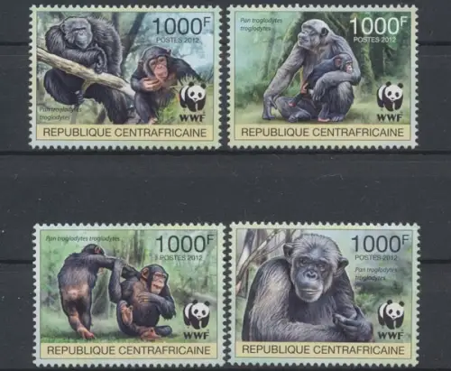 Zentralafrik. Republik, Michel Nr. 3682-3685, postfrisch/MNH - 605220