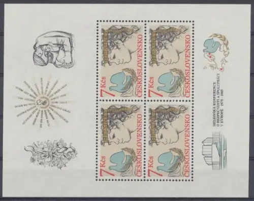 Tschechoslowakei, MiNr. Block 65, postfrisch - 603627