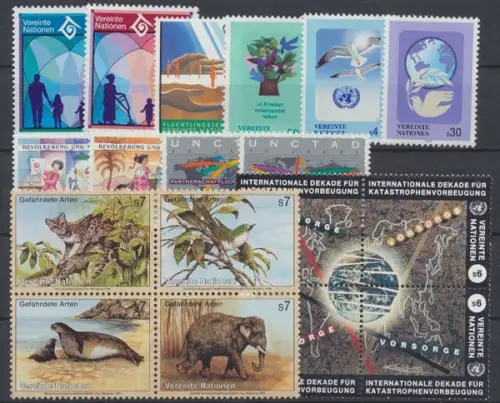 UNO Wien, MiNr. 160-177, Jahrgang 1994, postfrisch - 604503