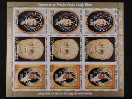 Sao Tome + Principe, Michel Nr. 700-702 a A KB, postfrisch / MNH - 690668