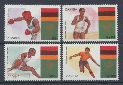 Sambia, Michel Nr. 464-467, postfrisch - 62832