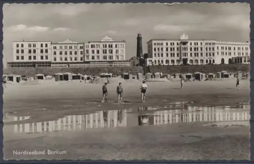 Nordseebad Borkum, Strandansicht - 412370
