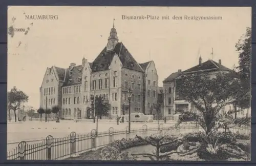 Naumburg, Bismarck - Platz mit dem Realgymnasium - 402791