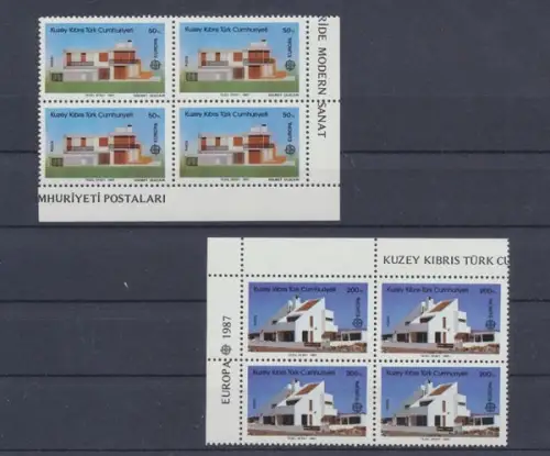 Türkisch- Zypern, Michel Nr. 205-206 A (4), postfrisch - 63776