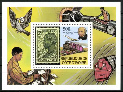 Elfenbeinküste, Eisenbahn, MiNr. Block 14, postfrisch - 691457