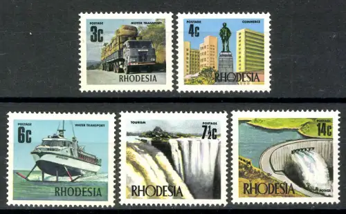 Simbabwe-Rhodesien, MiNr. 126-130, postfrisch - 691812