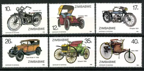 Simbabwe-Rhodesien, MiNr. 350-355, postfrisch - 691806