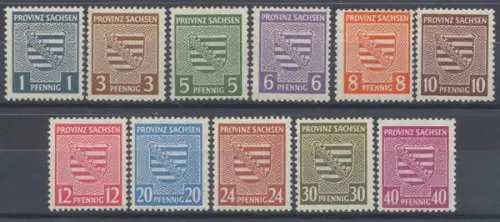 Sowjetische Zone, MiNr. 73-84 X ohne 80 X, postfrisch - 606152