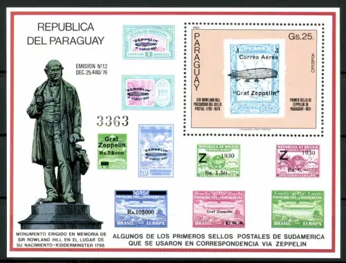 Paraguay, MiNr. Block 334, postfrisch - 691420